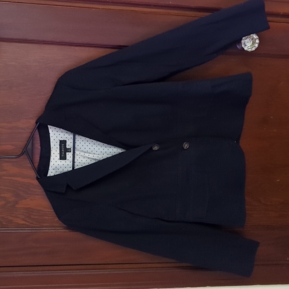 Talbots Jackets & Blazers - Talbots Black Academia Professional Two Button Blazer Size 8